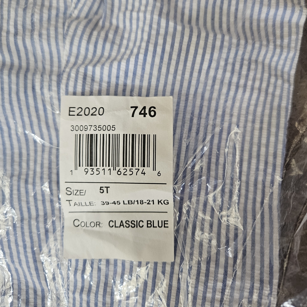 Gymboree Blue and White Striped Shirt